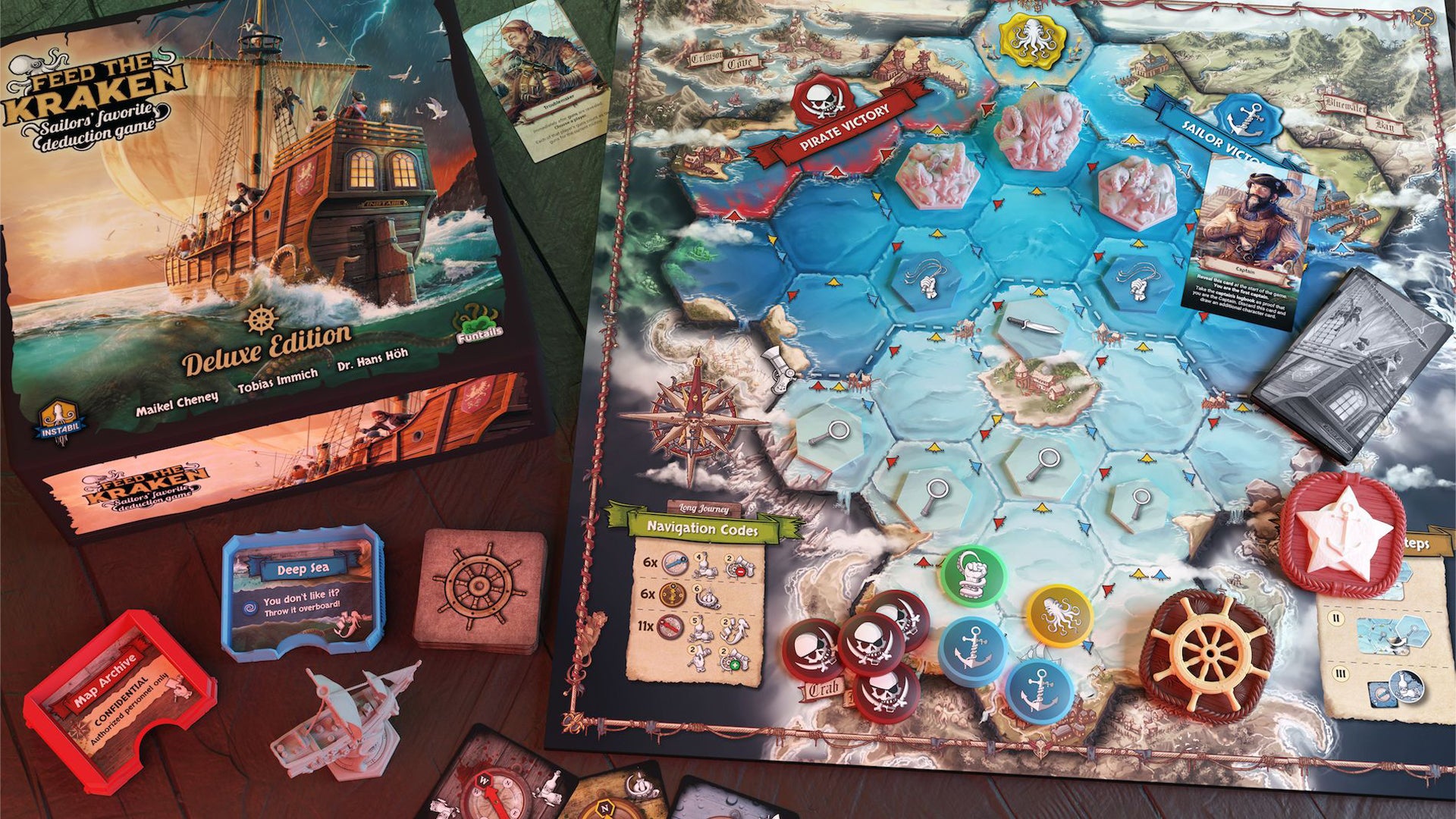 Feed the Kraken pits a ship’s crew against oceanic threats and each